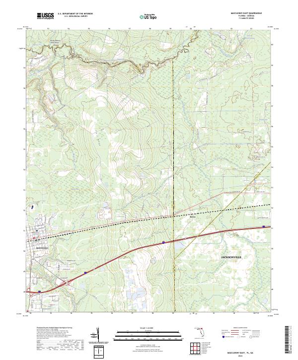 Macclenny East, FL-GA — USGS 7.5-minute topo (2024)