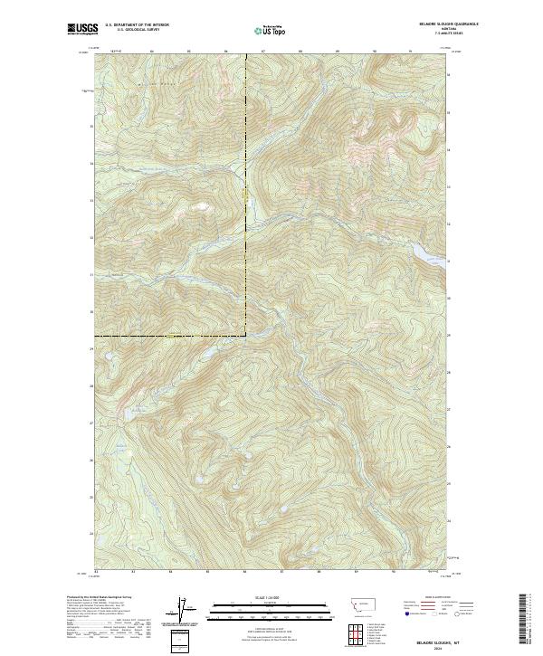 Belmore Sloughs, MT — USGS 7.5-minute topo (2024)