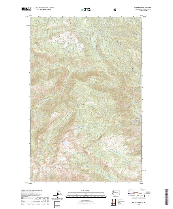 Big Jim Mountain, WA — USGS 7.5-minute topo (2023)