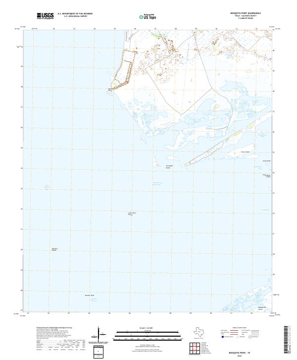 Mosquito Point, TX — USGS 7.5-minute topo (2022)