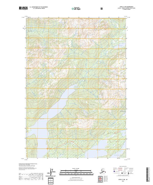 Sitka C-2 NE, AK — USGS 7.5-minute topo (2024)