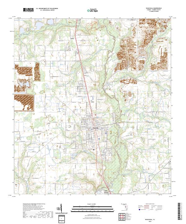 Wauchula, FL — USGS 7.5-minute topo (2024)