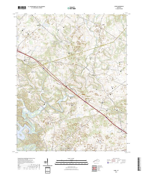 Cobb, KY — USGS 7.5-minute topo (2022)