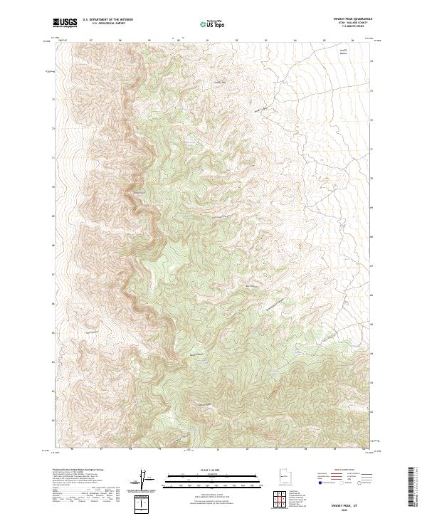 Swasey Peak, UT — USGS 7.5-minute topo (2023)