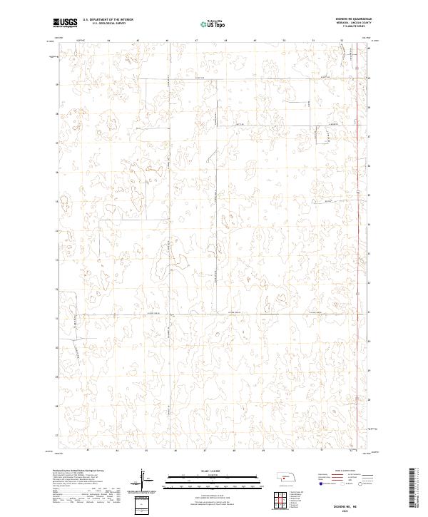 Dickens NE, NE — USGS 7.5-minute topo (2021)