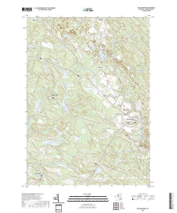 Williamstown, NY — USGS 7.5-minute topo (2023)