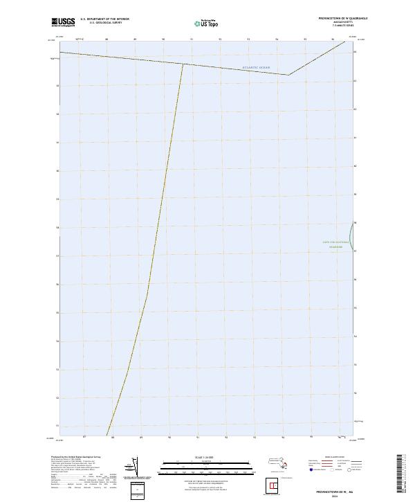 Provincetown OE W, MA — USGS 7.5-minute topo (2024)