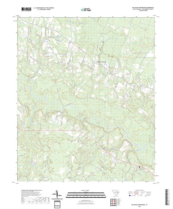 Kellehan Crossroads, SC — USGS 7.5-minute topo (2024)