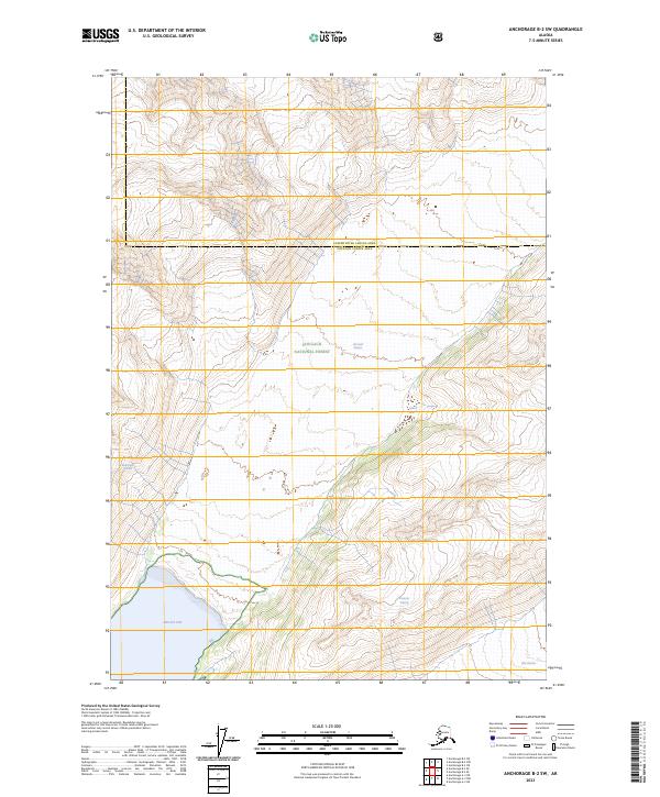 Anchorage B-2 SW, AK — USGS 7.5-minute topo (2023)