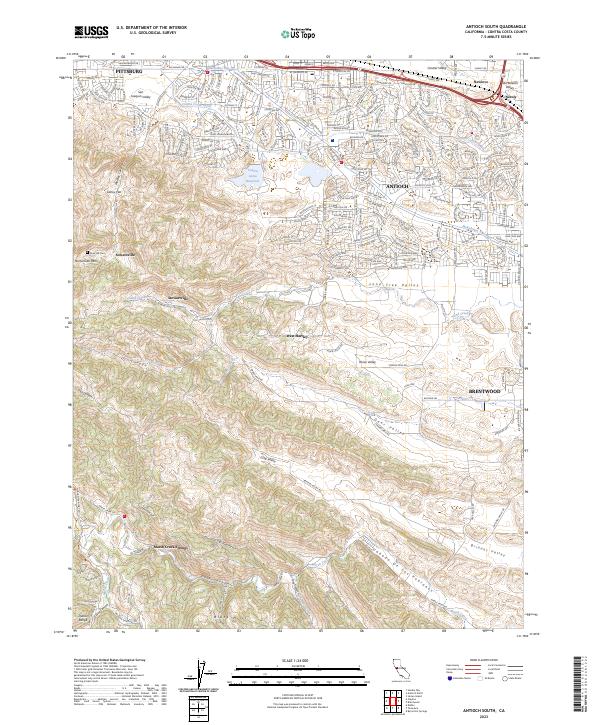 Antioch South, CA — USGS 7.5-minute topo (2023)
