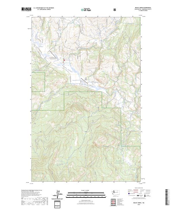 Bailey Creek, WA — USGS 7.5-minute topo (2023)