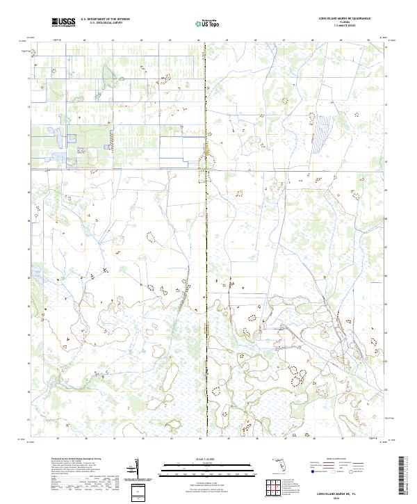 Long Island Marsh NE, FL — USGS 7.5-minute topo (2024)