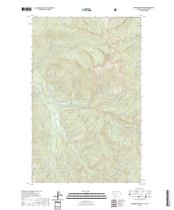 Robinson Mountain, MT-BC — USGS 7.5-minute topo (2024)