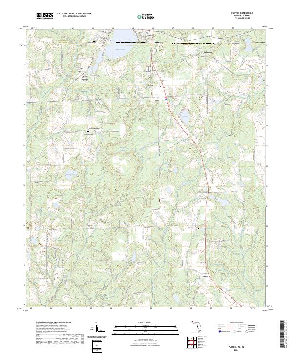 Paxton, FL-AL — USGS 7.5-minute topo (2024)