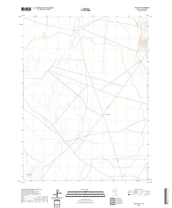 Smith Well, NV — USGS 7.5-minute topo (2021)