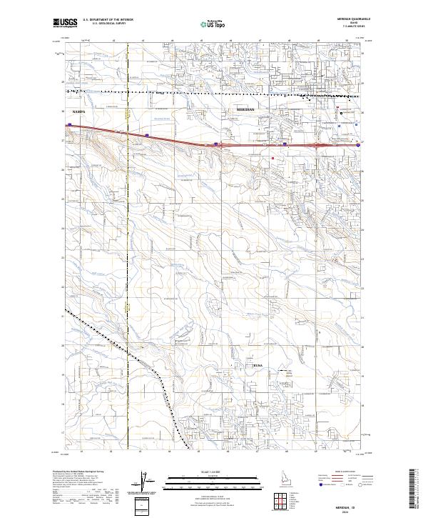 Meridian, ID — USGS 7.5-minute topo (2024)