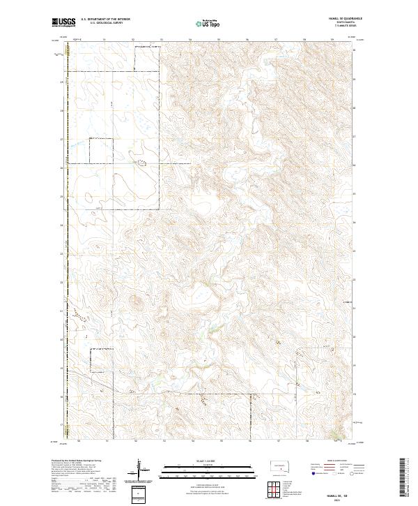 Hamill SE, SD — USGS 7.5-minute topo (2021)