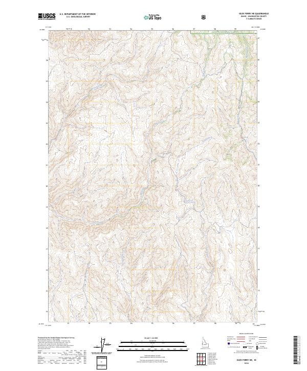 Olds Ferry NE, ID — USGS 7.5-minute topo (2024)