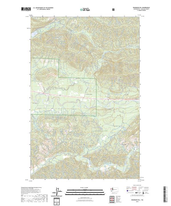 Deadmans Hill, WA — USGS 7.5-minute topo (2023)