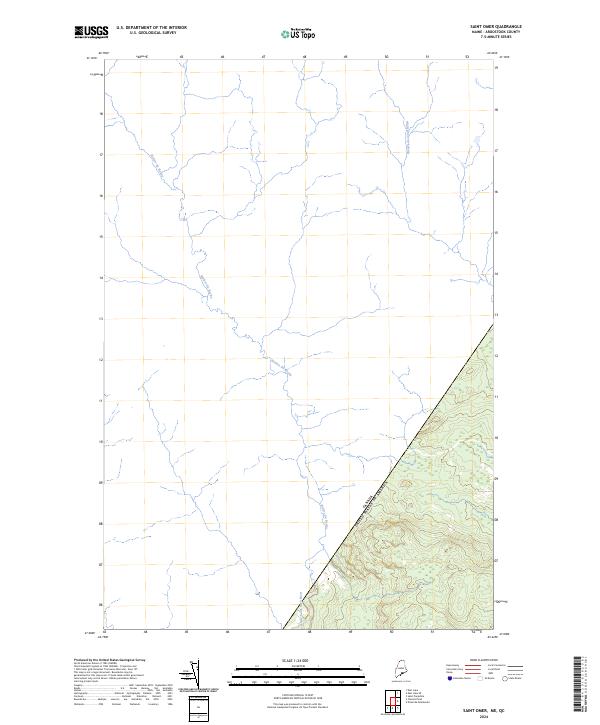Saint Omer, ME-QC — USGS 7.5-minute topo (2024)