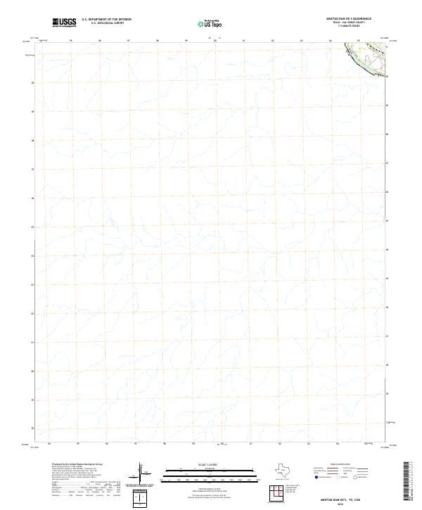 Amistad Dam OE S, TX,COA, US — USGS 7.5-minute topo (2022)