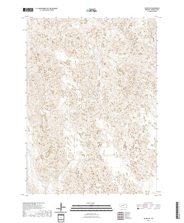 Raven SW, NE — USGS 7.5-minute topo (2021)