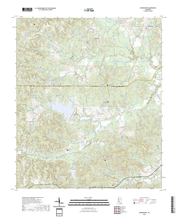 Stronghope, MS — USGS 7.5-minute topo (2024)