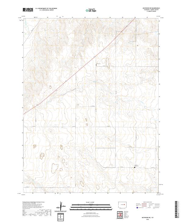 Matheson NE, CO — USGS 7.5-minute topo (2022)