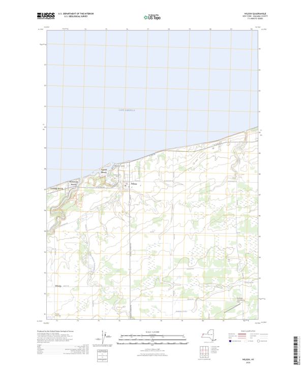 Wilson, NY — USGS 7.5-minute topo (2026)
