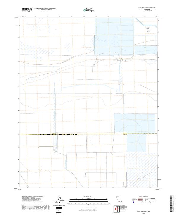 Lone Tree Well, CA — USGS 7.5-minute topo (2021)