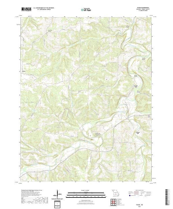 Fuson, MO — USGS 7.5-minute topo (2021)