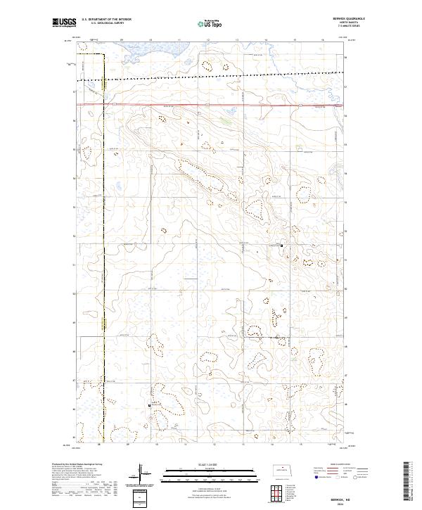 Berwick, ND — USGS 7.5-minute topo (2024)