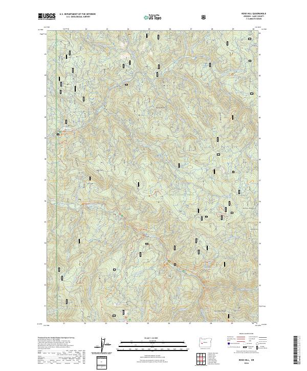 Rose Hill, OR — USGS 7.5-minute topo (2024)