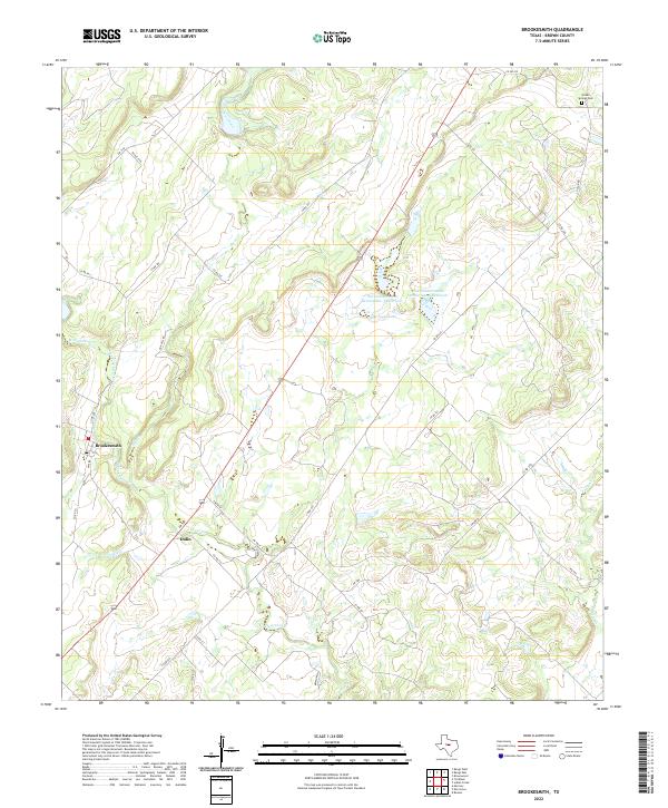 Brookesmith, TX — USGS 7.5-minute topo (2022)