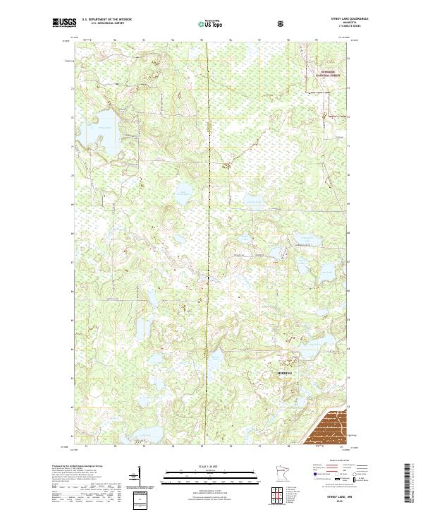 Stingy Lake, MN — USGS 7.5-minute topo (2022)