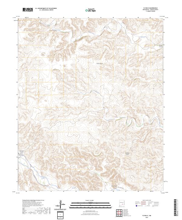 Flying H, NM — USGS 7.5-minute topo (2023)