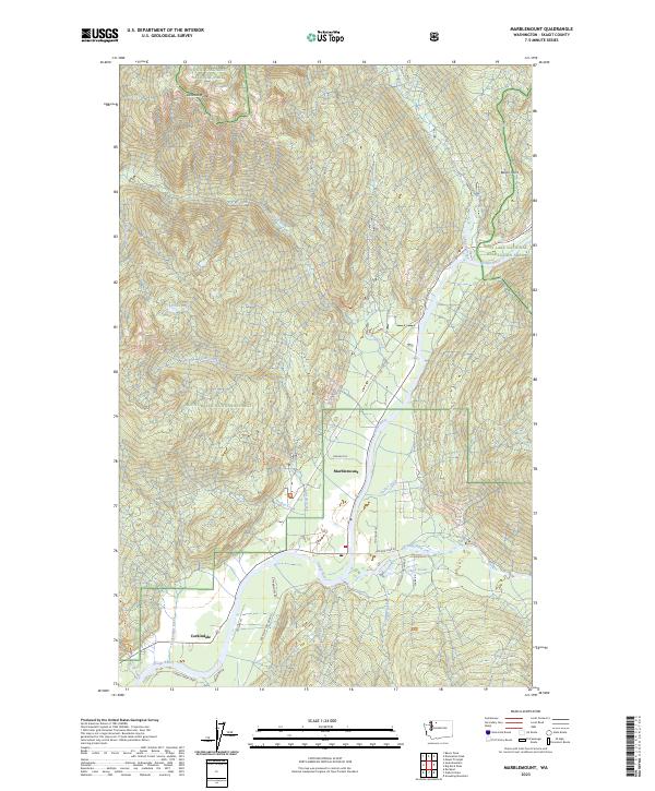 Marblemount, WA — USGS 7.5-minute topo (2023)