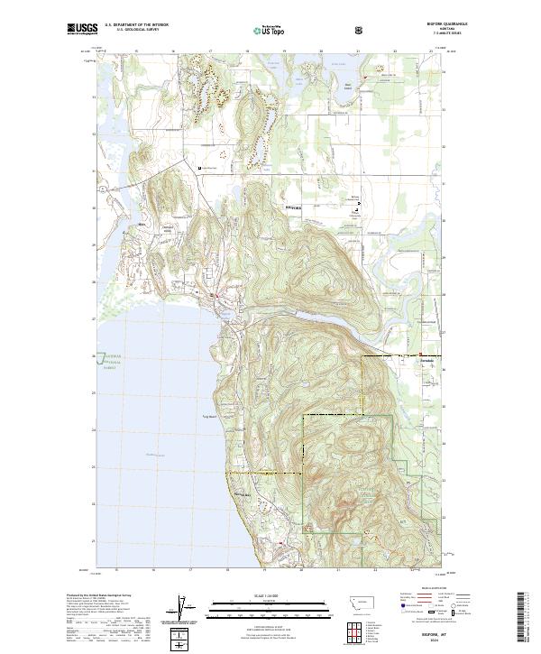 Bigfork, MT — USGS 7.5-minute topo (2024)
