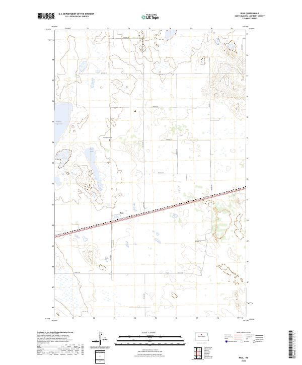 Riga, ND — USGS 7.5-minute topo (2024)