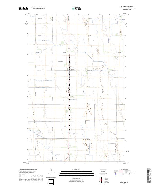 Glasston, ND — USGS 7.5-minute topo (2024)