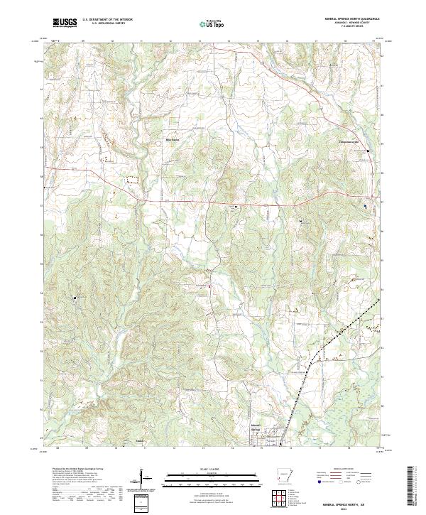Mineral Springs North, AR — USGS 7.5-minute topo (2024)