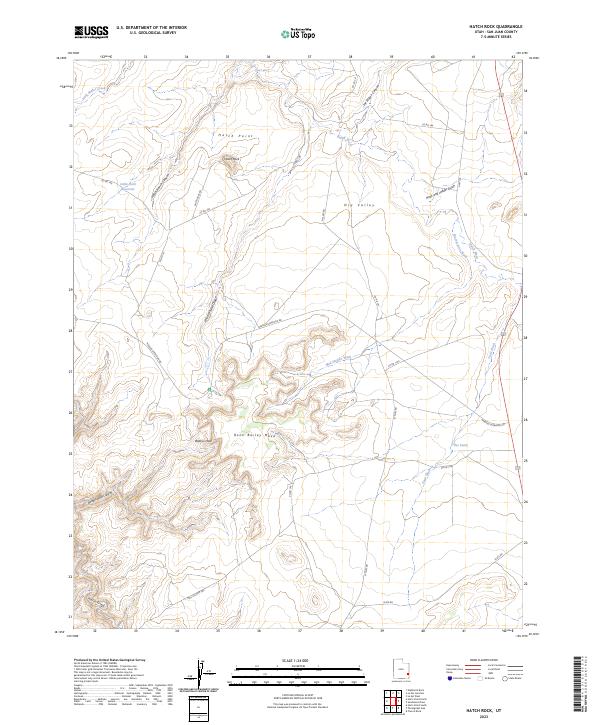 Hatch Rock, UT — USGS 7.5-minute topo (2023)