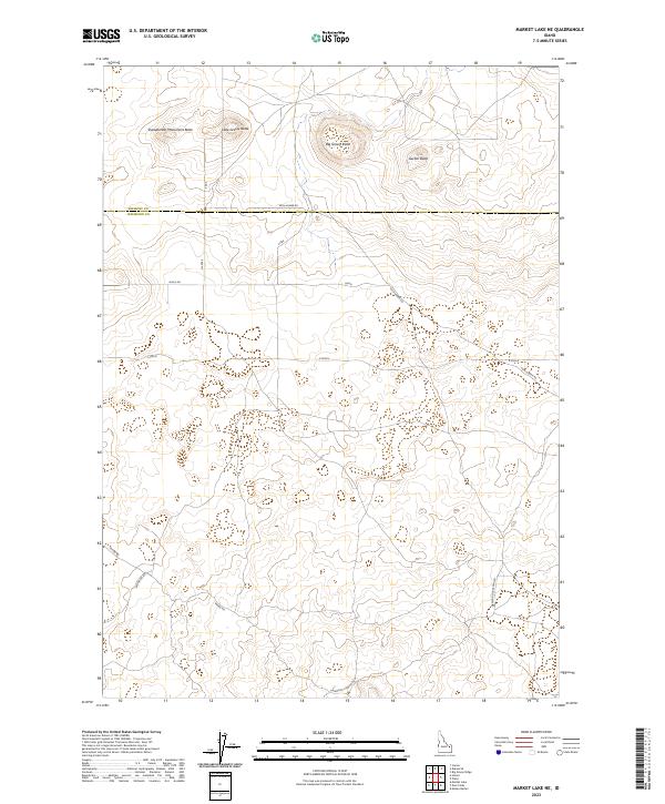 Market Lake NE, ID — USGS 7.5-minute topo (2023)