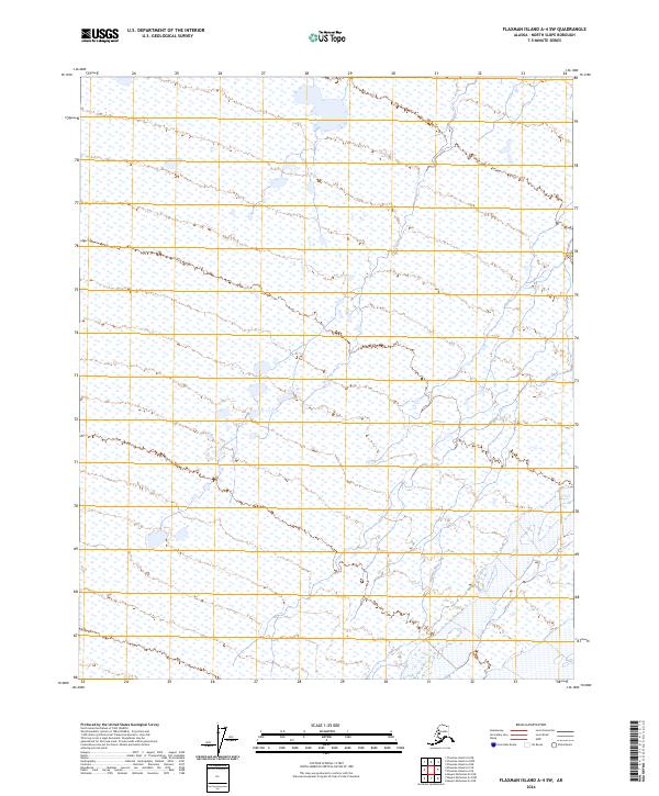 Flaxman Island A-4 SW, AK — USGS 7.5-minute topo (2024)