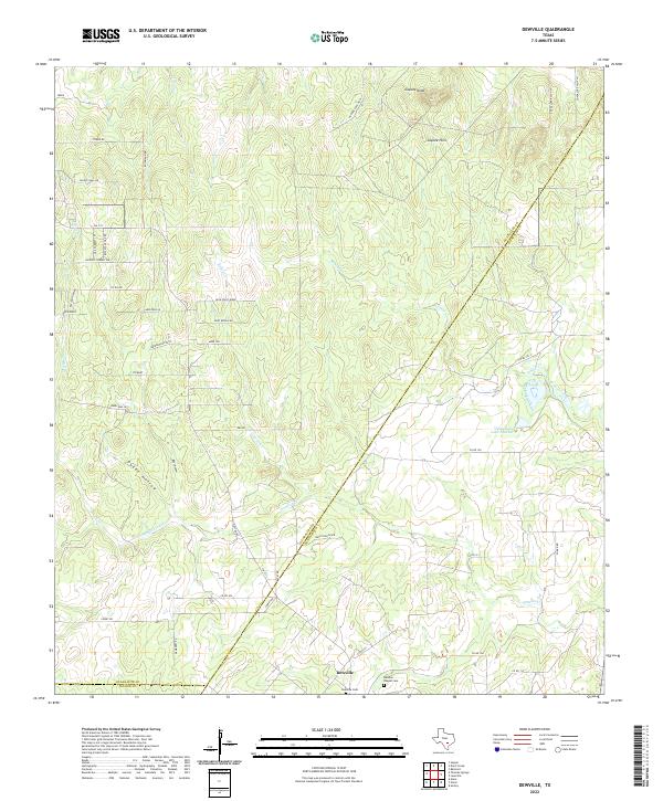 Dewville, TX — USGS 7.5-minute topo (2022)
