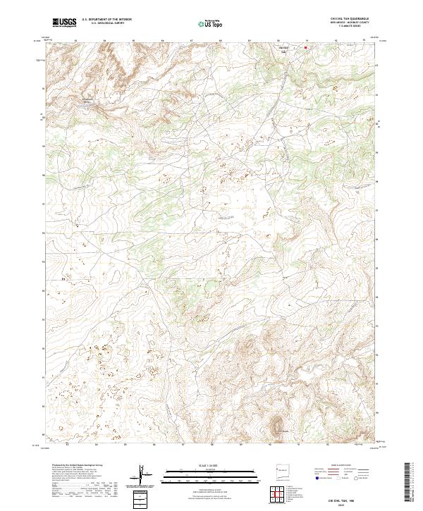 Chi Chil Tah, NM — USGS 7.5-minute topo (2023)