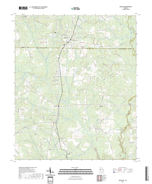 Haralson, GA — USGS 7.5-minute topo (2024)