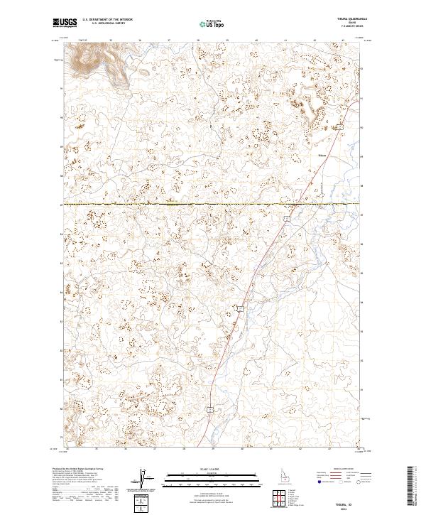 Tikura, ID — USGS 7.5-minute topo (2024)
