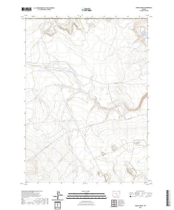 Sixmile Draw, OR — USGS 7.5-minute topo (2024)
