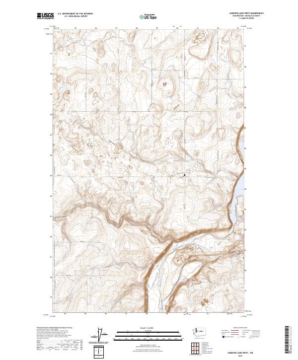 Jameson Lake West, WA — USGS 7.5-minute topo (2023)